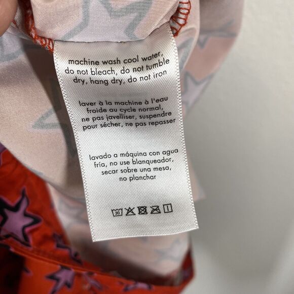 Onia Mens Size 32 The Calder Red Star Print Swim Trunks 7.5" Inseam Summer Beach - Picture 10 of 10